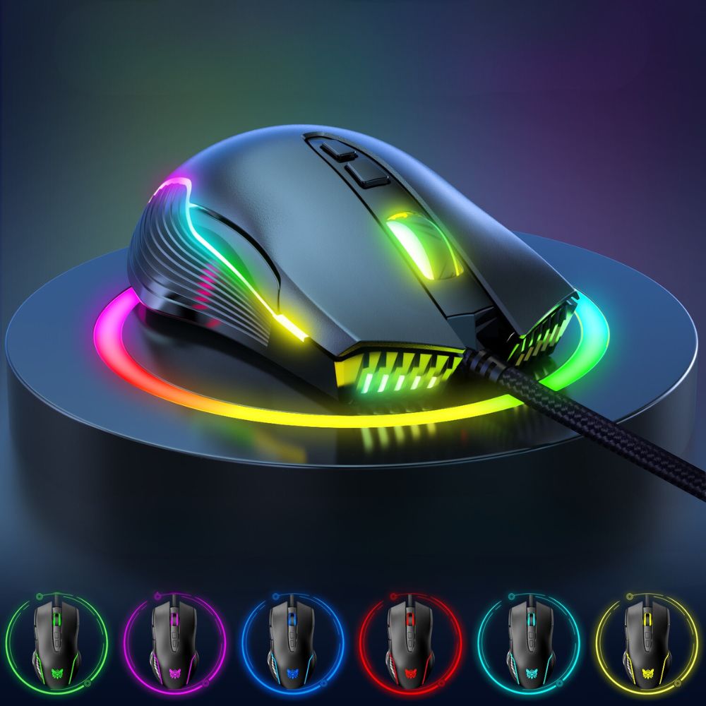souris gamer rgb 7 couleurs