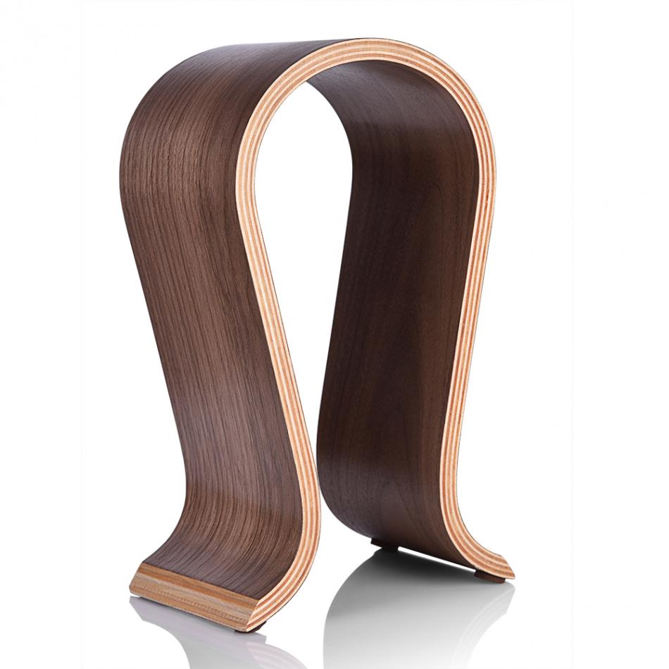support casque gamer en bois