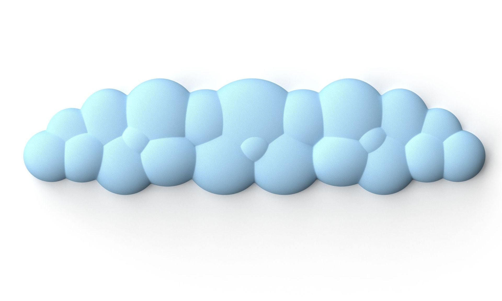 Repose Poignet clavier bleu