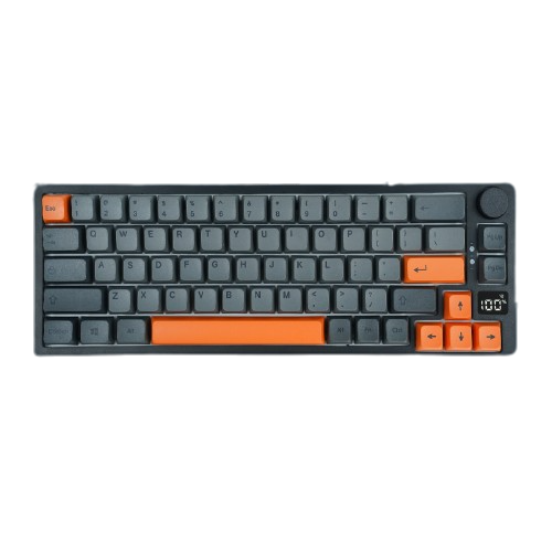 Mechanical Keyboard 68 RGB Bluetooth RF 2.4G Wheel