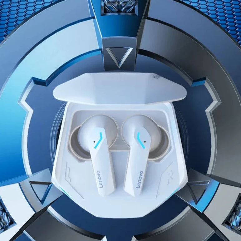 ecouteurs sans fil blanc gaming