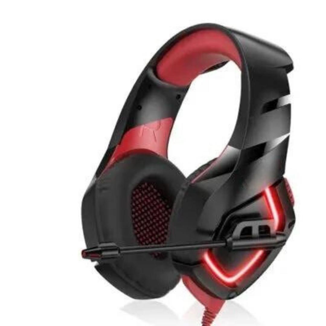 casque gaming rgb rouge