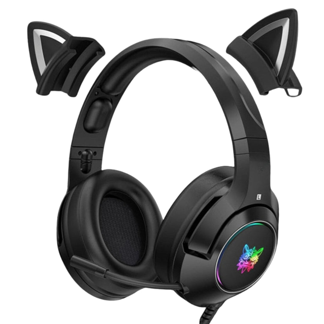 casque-oreille-chat-noir