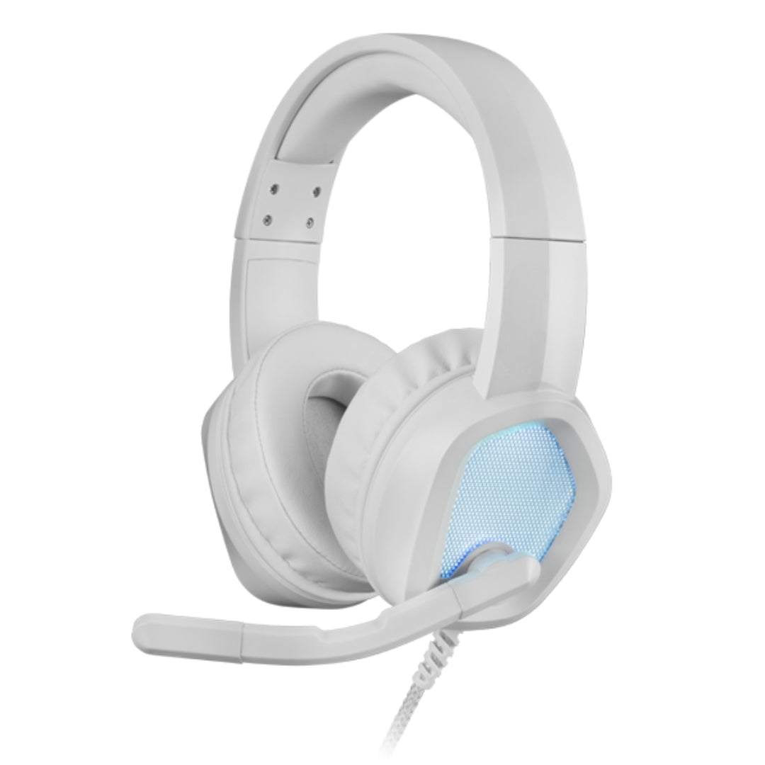 casque rgb gaming blanc
