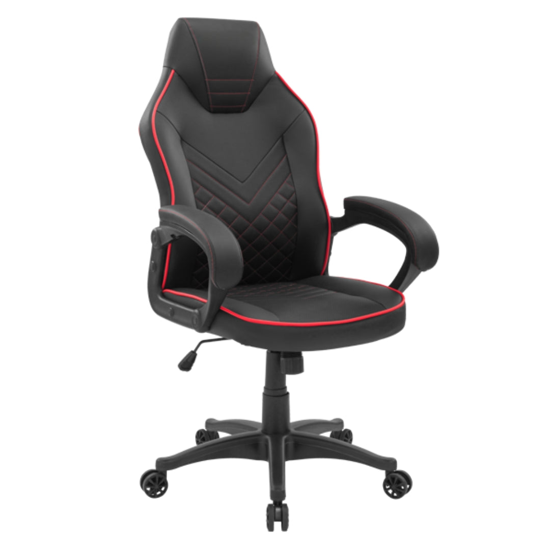 chaise gaming cuir rouge