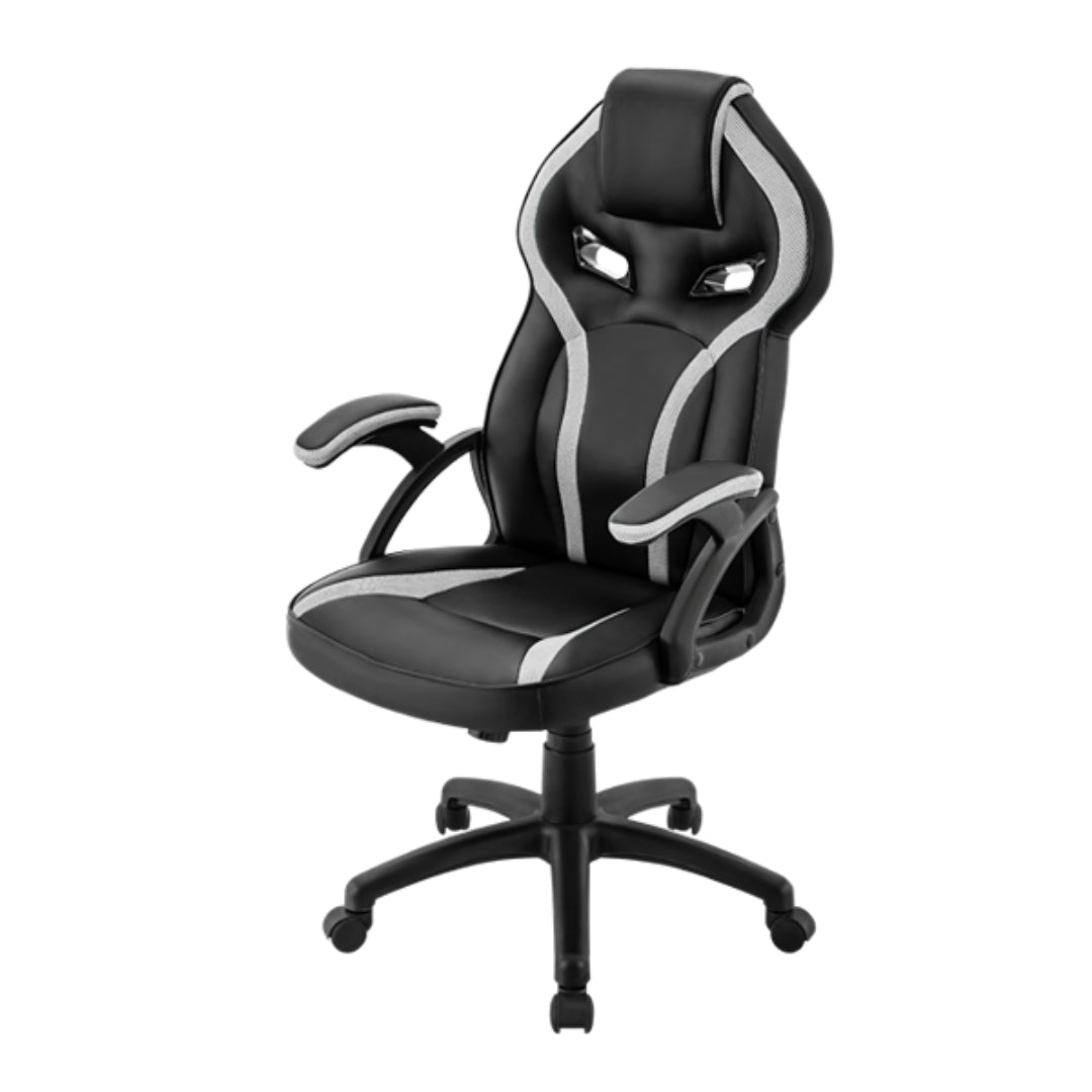 chaise gaming cuir blanc
