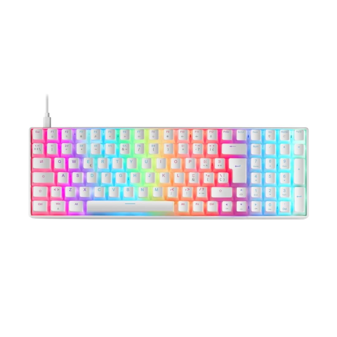 clavier gamer blanc