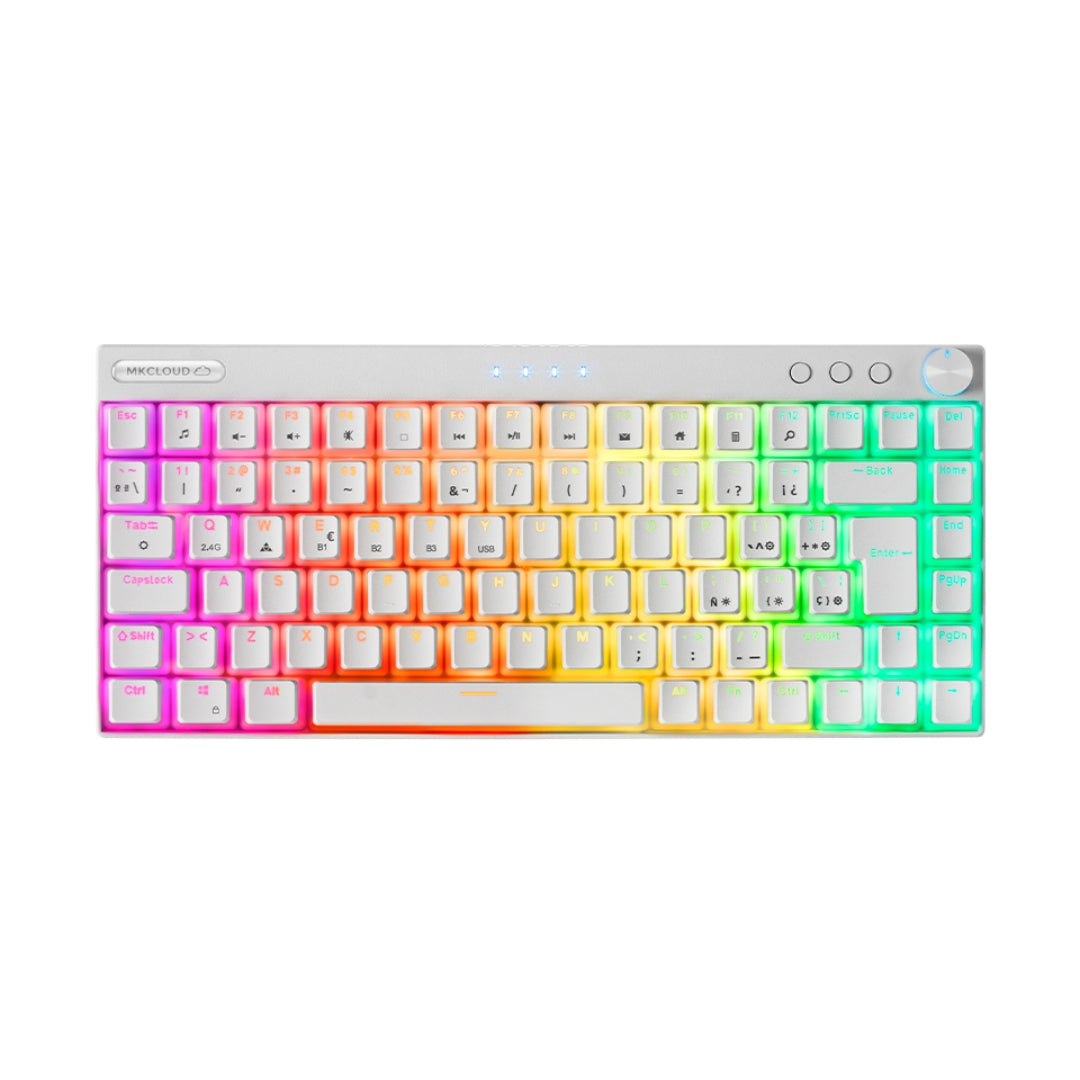 clavier gamer blanc