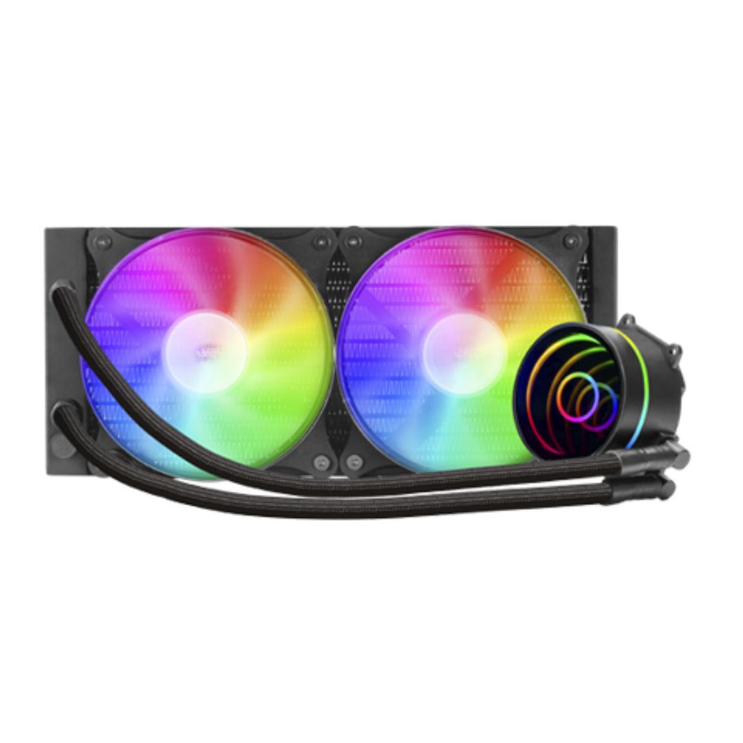 double ventilateur pc noir