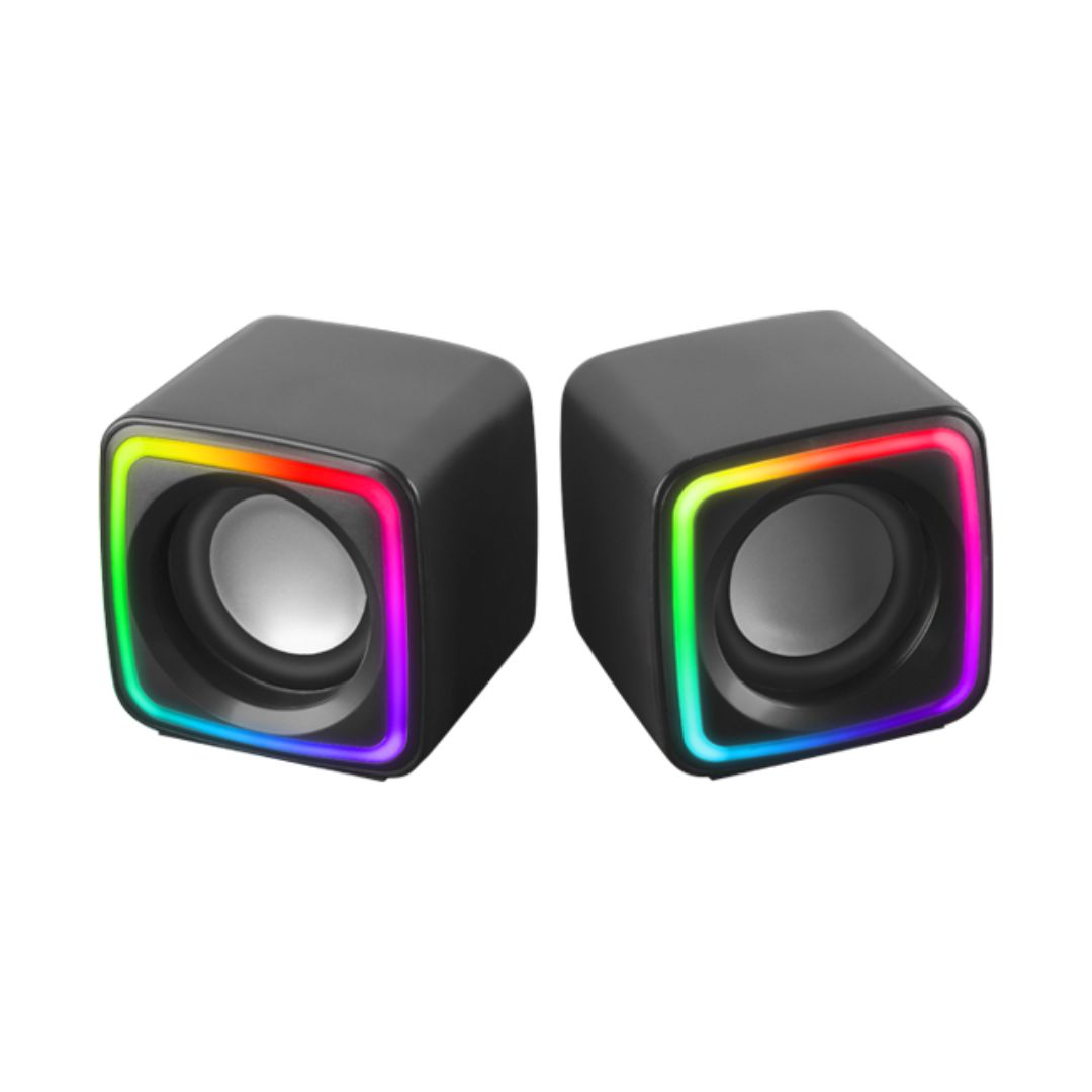 enceintes pc gamer rgb