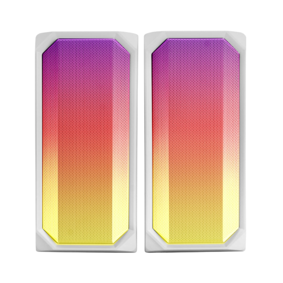 enceinte gaming blanc