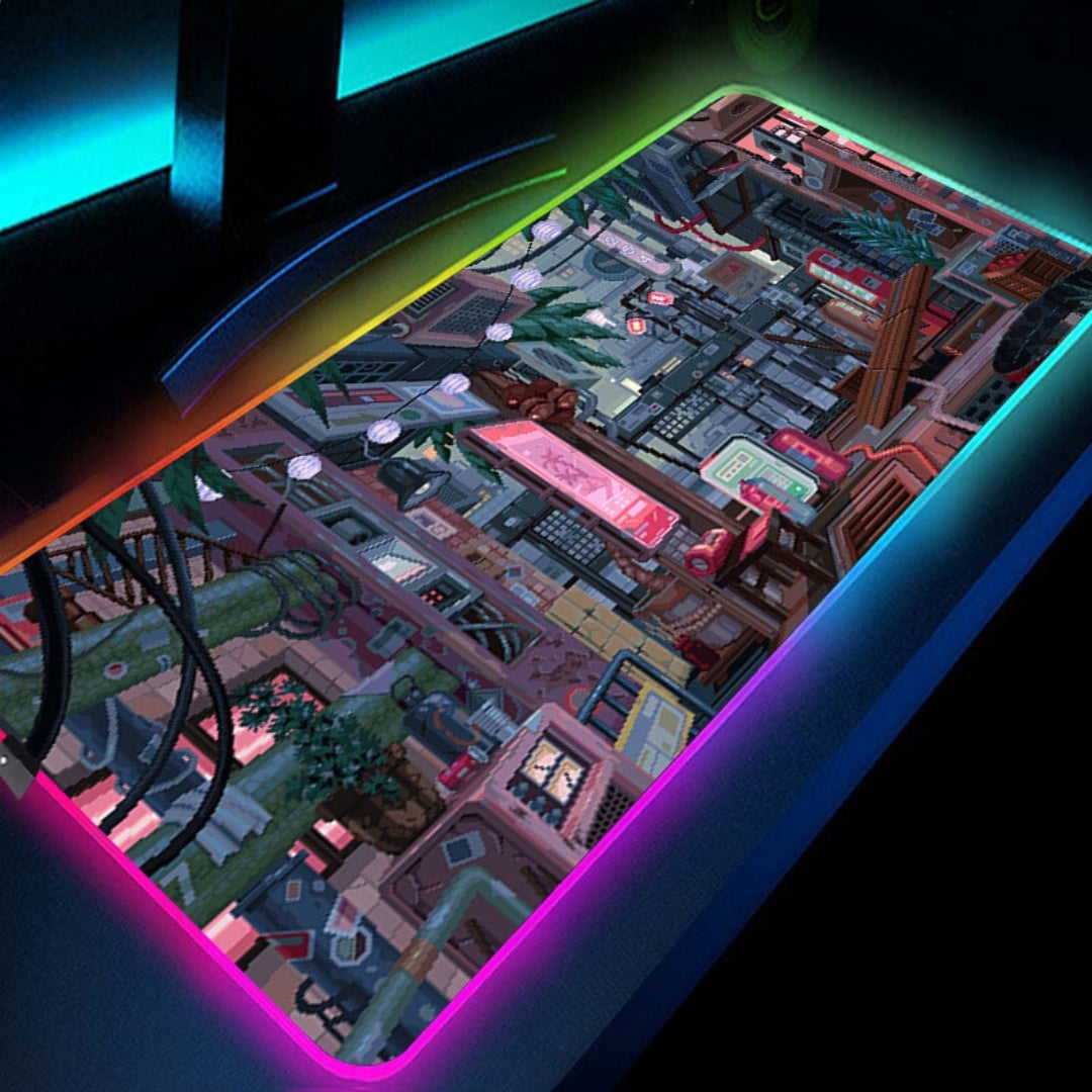 tapis de souris xxl rgb nagoya