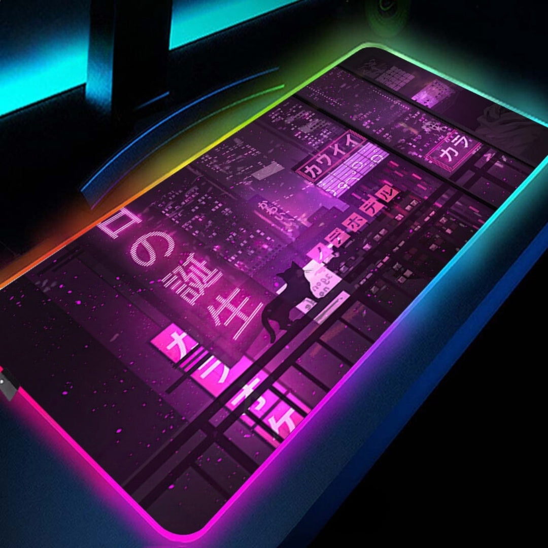 tapis de souris xxl rgb kyoto