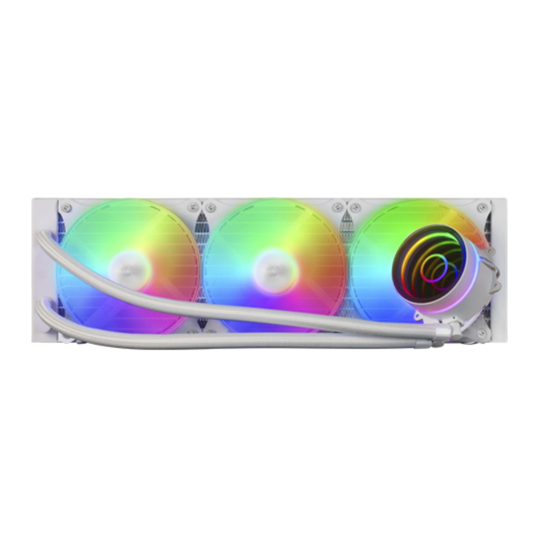 triple ventilateur pc gaming rgb blanc