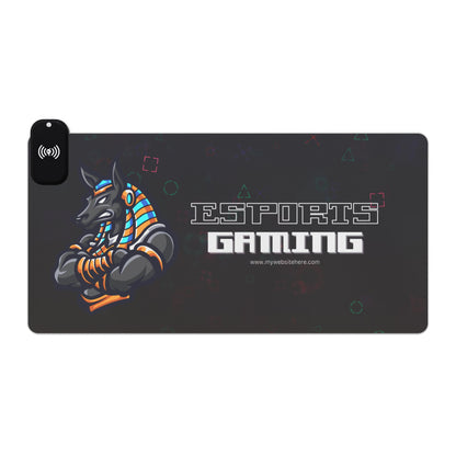 Tapis de Souris Personnalisé  RGB recharge induction sans fil