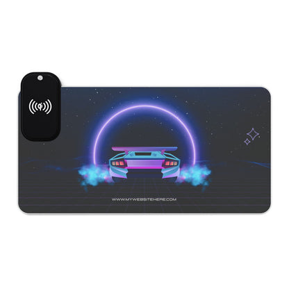 Tapis de Souris Personnalisé RGB recharge induction sans fil