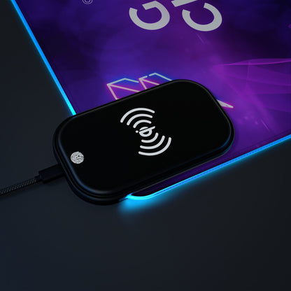 Tapis de Souris Personnalisé - RGB recharge induction sans fil