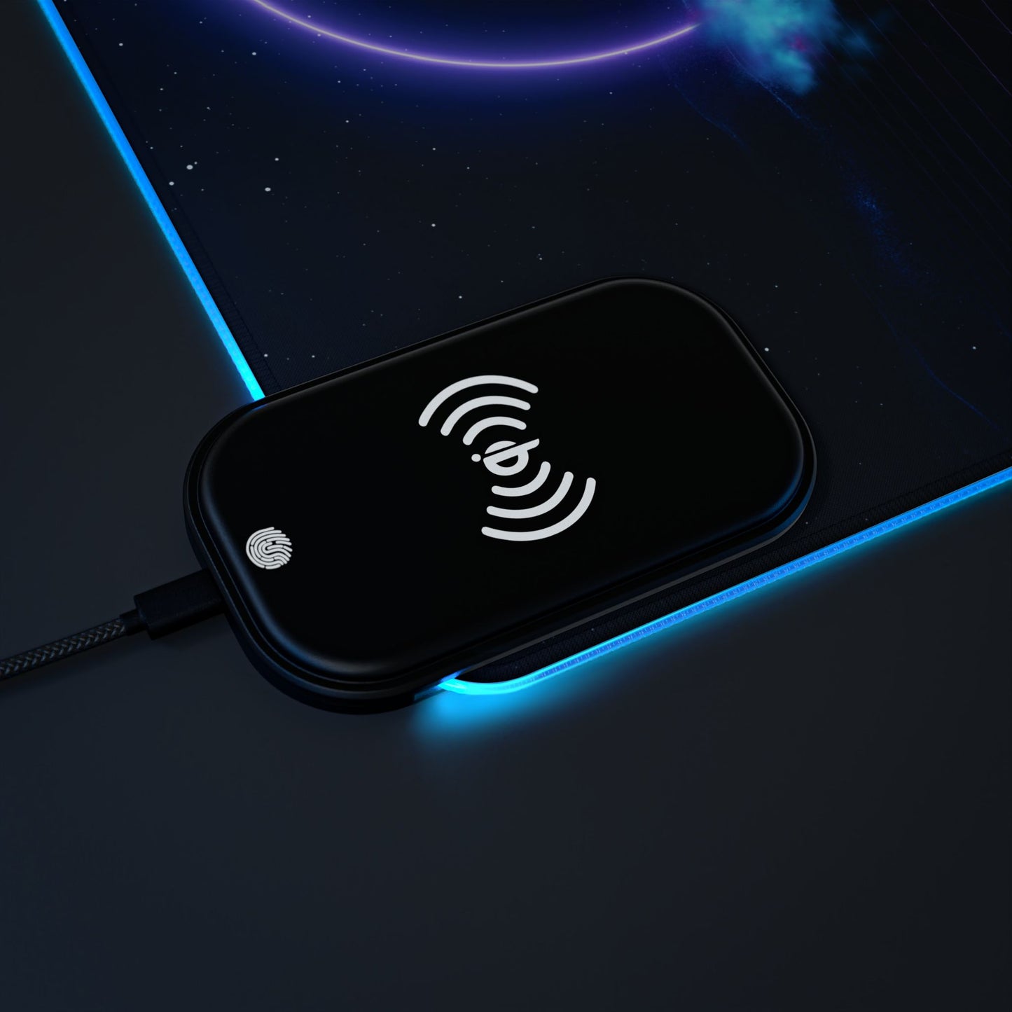 Tapis de Souris Personnalisé - RGB recharge induction sans fil