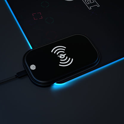 Tapis de Souris Personnalisé - RGB recharge induction sans fil