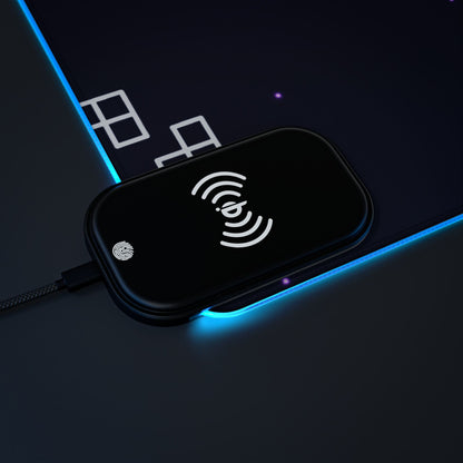 Tapis de Souris Personnalisé - RGB recharge induction sans fil