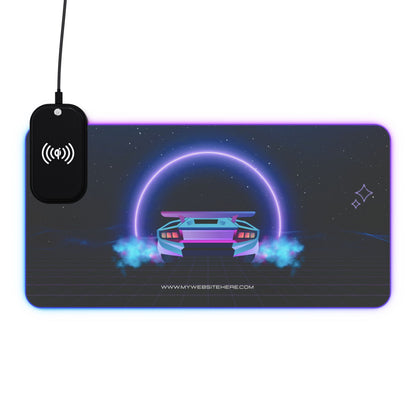 Tapis de Souris Personnalisé RGB sans fil