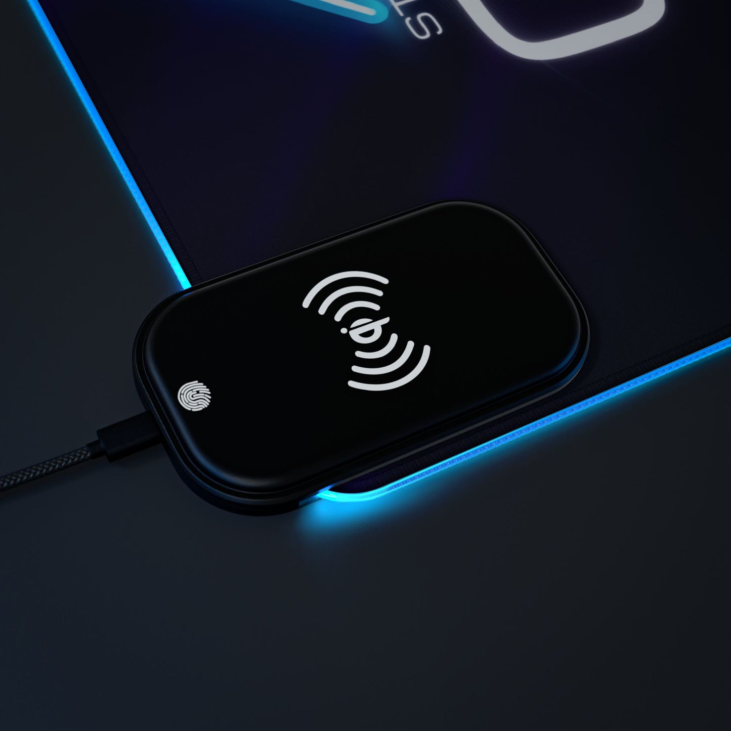 Tapis de Souris Personnalisé - RGB recharge induction sans fil