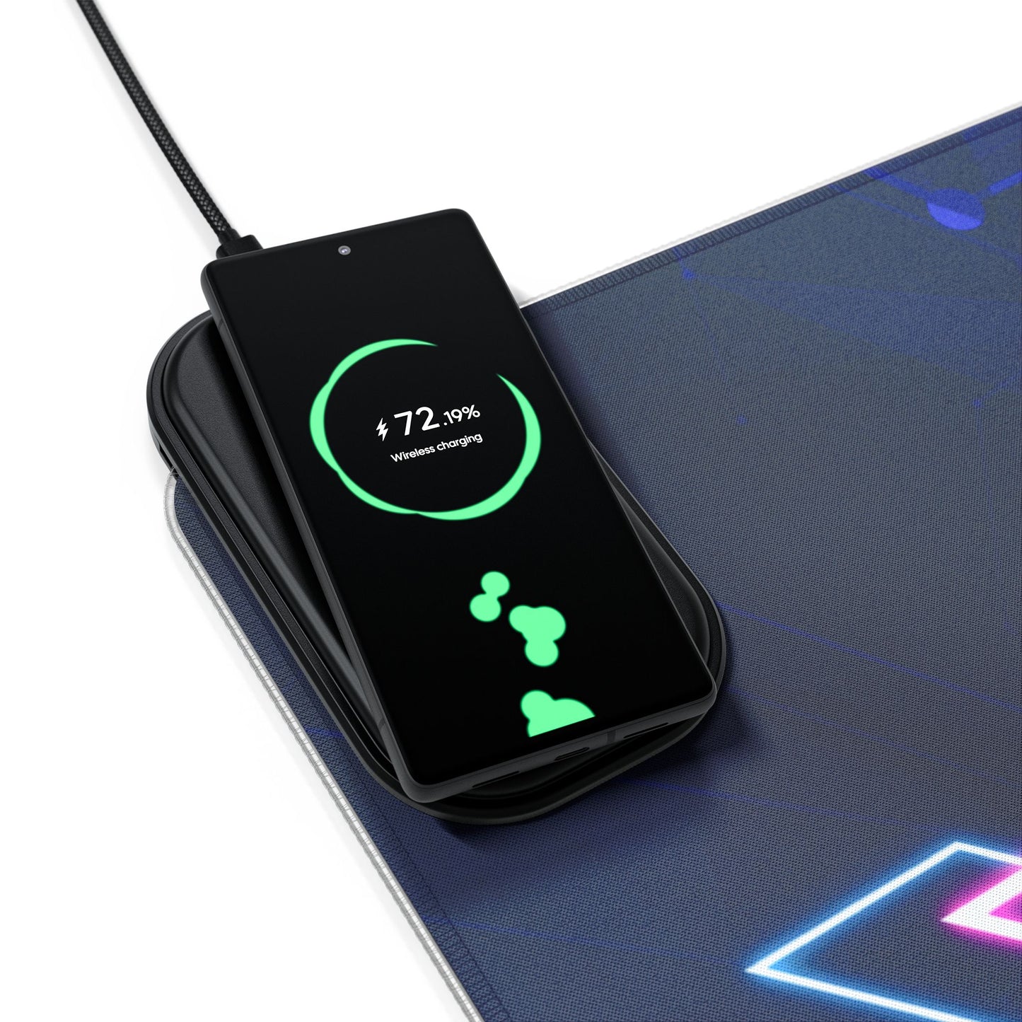 Tapis de Souris Personnalisé - RGB recharge induction sans fil