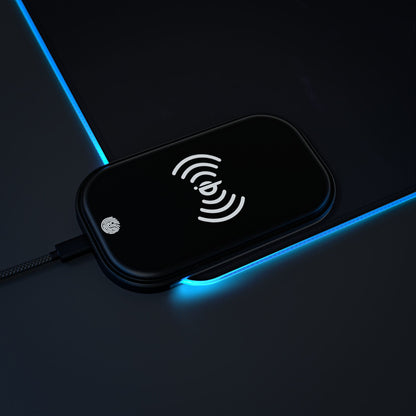 Tapis de Souris Personnalisé - RGB recharge induction sans fil