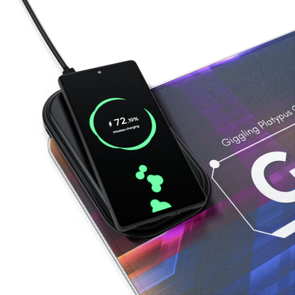 Tapis de Souris Personnalisé - RGB recharge induction sans fil