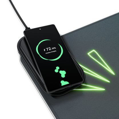 Tapis de Souris Personnalisé - RGB recharge induction sans fil