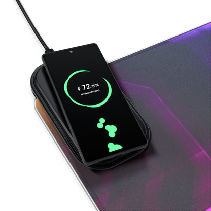 Tapis de Souris Personnalisé - RGB recharge induction sans fil