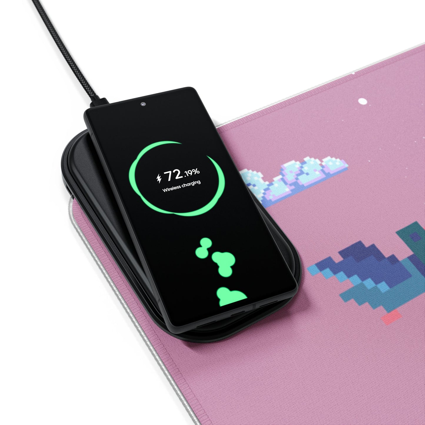 Tapis de Souris Personnalisé - RGB recharge induction sans fil