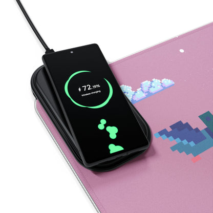 Tapis de Souris Personnalisé - RGB recharge induction sans fil