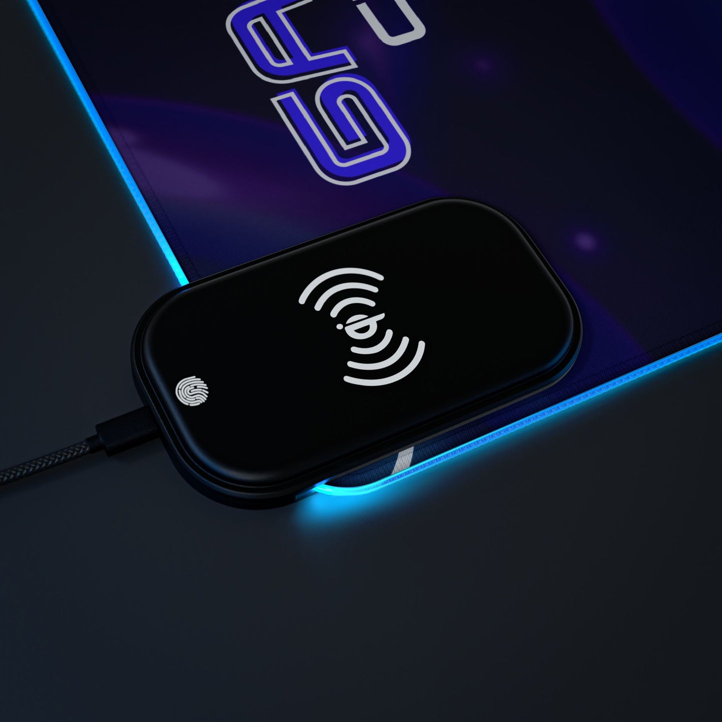 Tapis de Souris Personnalisé - RGB recharge induction sans fil