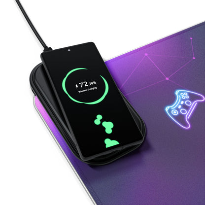 Tapis de Souris Personnalisé - RGB recharge induction sans fil