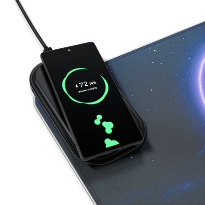 Tapis de Souris Personnalisé - RGB recharge induction sans fil