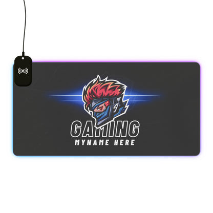 Tapis de Souris Personnalisé RGB recharge induction sans fil