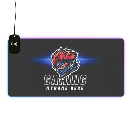 Tapis de Souris Personnalisé RGB recharge induction sans fil