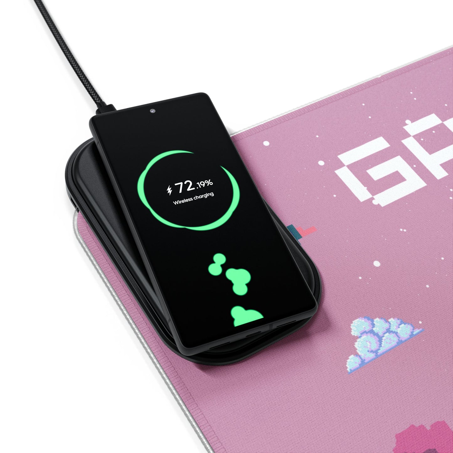 Tapis de Souris Personnalisé - RGB recharge induction sans fil