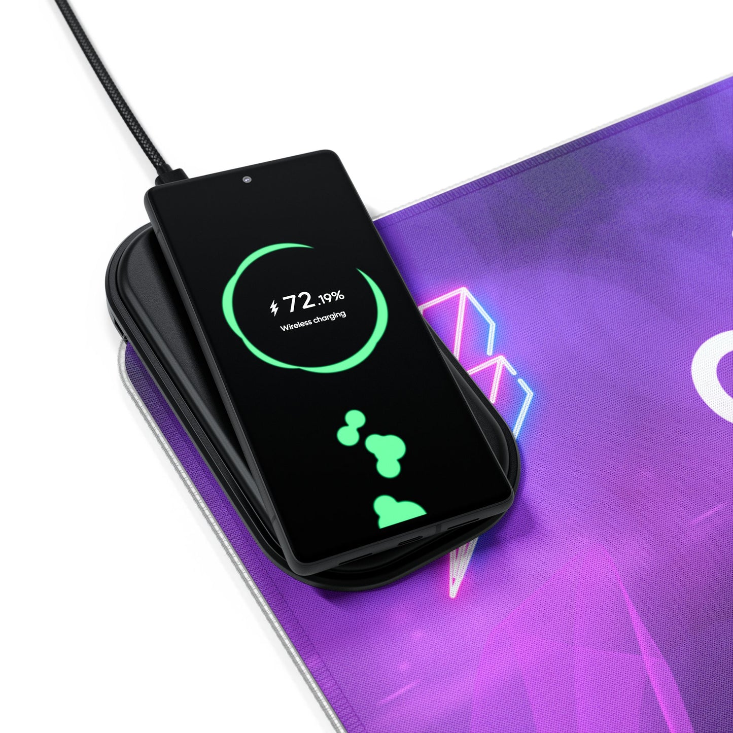 Tapis de Souris Personnalisé - RGB recharge induction sans fil