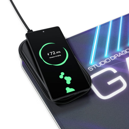 Tapis de Souris Personnalisé - RGB recharge induction sans fil