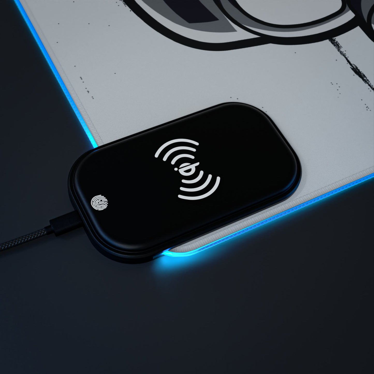 Tapis de Souris Personnalisé - RGB recharge induction sans fil