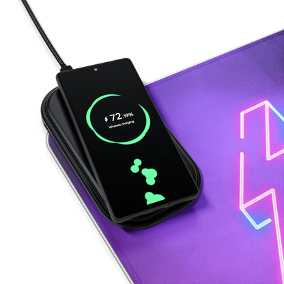 Tapis de Souris Personnalisé - RGB recharge induction sans fil