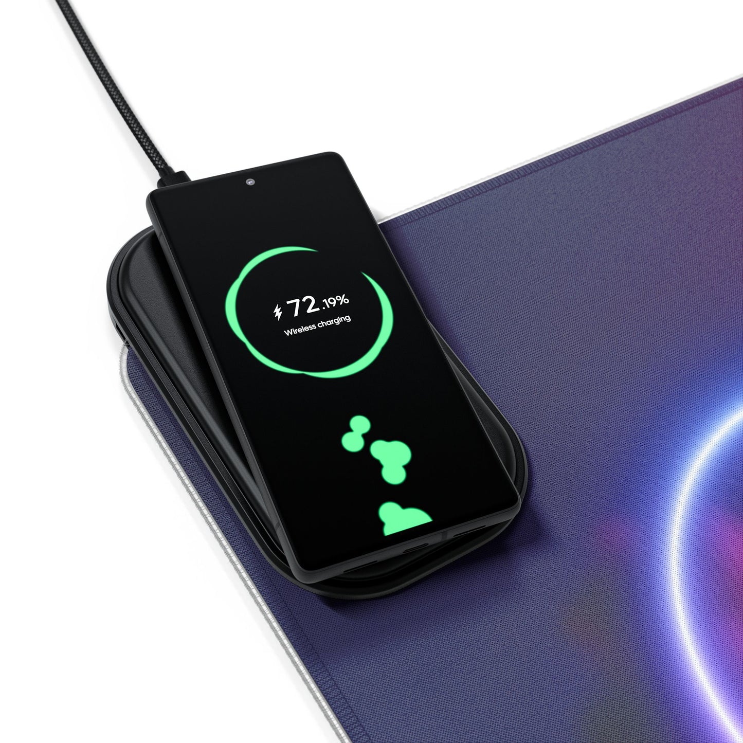 Tapis de Souris Personnalisé - RGB recharge induction sans fil