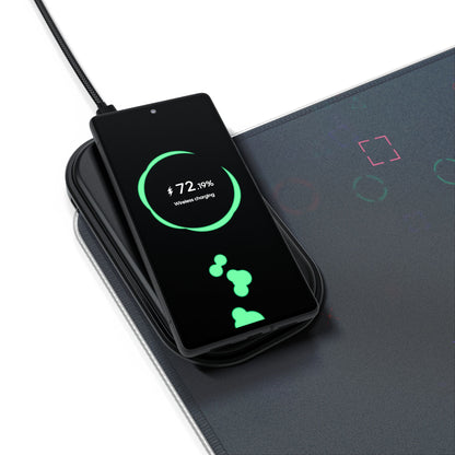 Tapis de Souris Personnalisé - RGB recharge induction sans fil