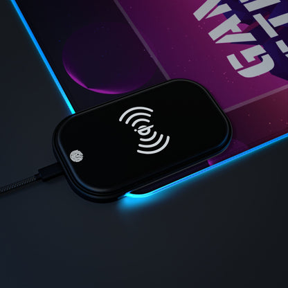 Tapis de Souris Personnalisé - RGB recharge induction sans fil