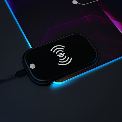 Tapis de Souris Personnalisé - RGB recharge induction sans fil