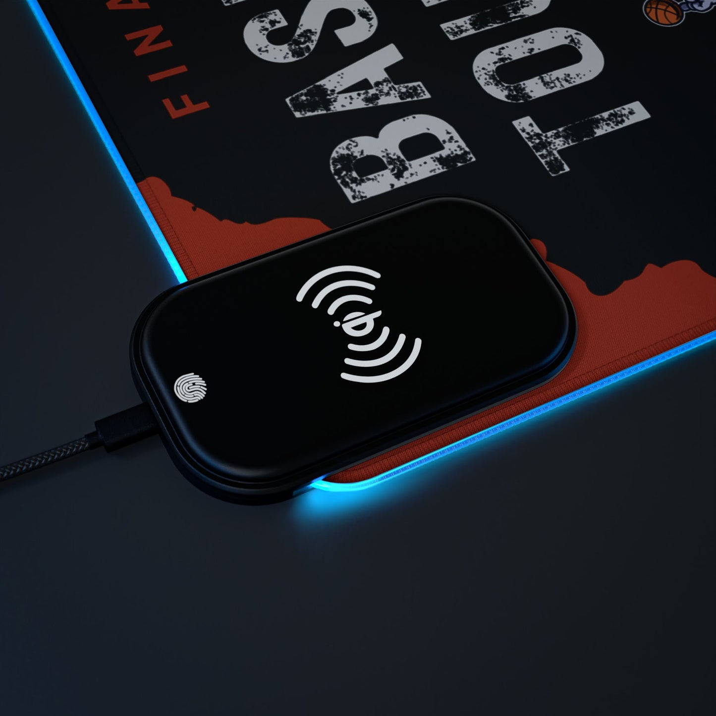 Tapis de Souris Personnalisé - RGB recharge induction sans fil