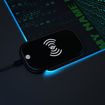 Tapis de Souris Personnalisé - RGB recharge induction sans fil