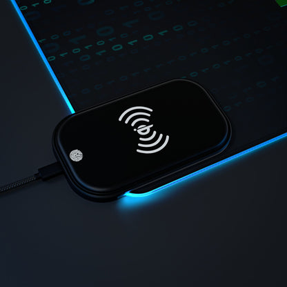 Tapis de Souris Personnalisé - RGB recharge induction sans fil